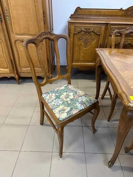 Stół wraz z krzesłami w stylu ludwikowskim. Transport cały kraj.