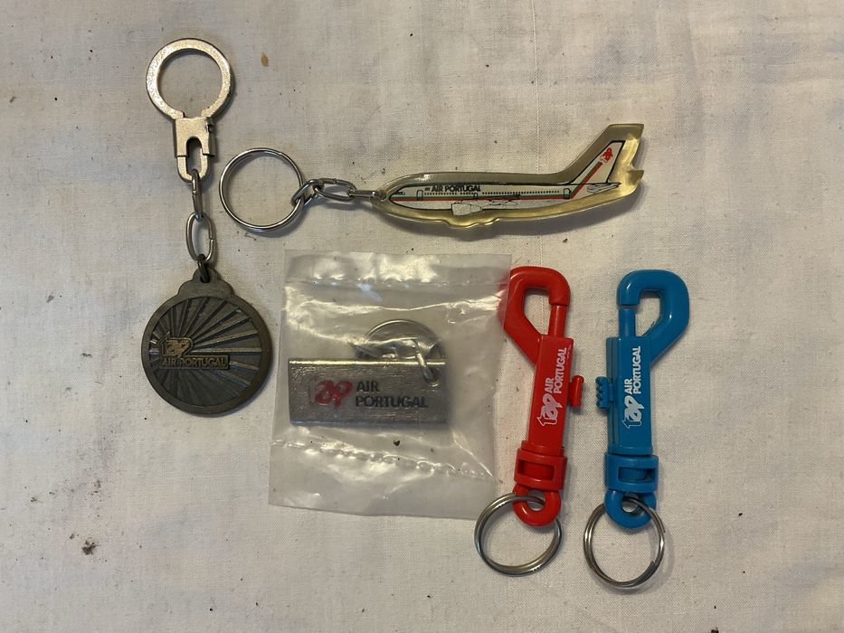Conjuntos de porta chaves da TAP, Bancos e petroliferas, shell, galp