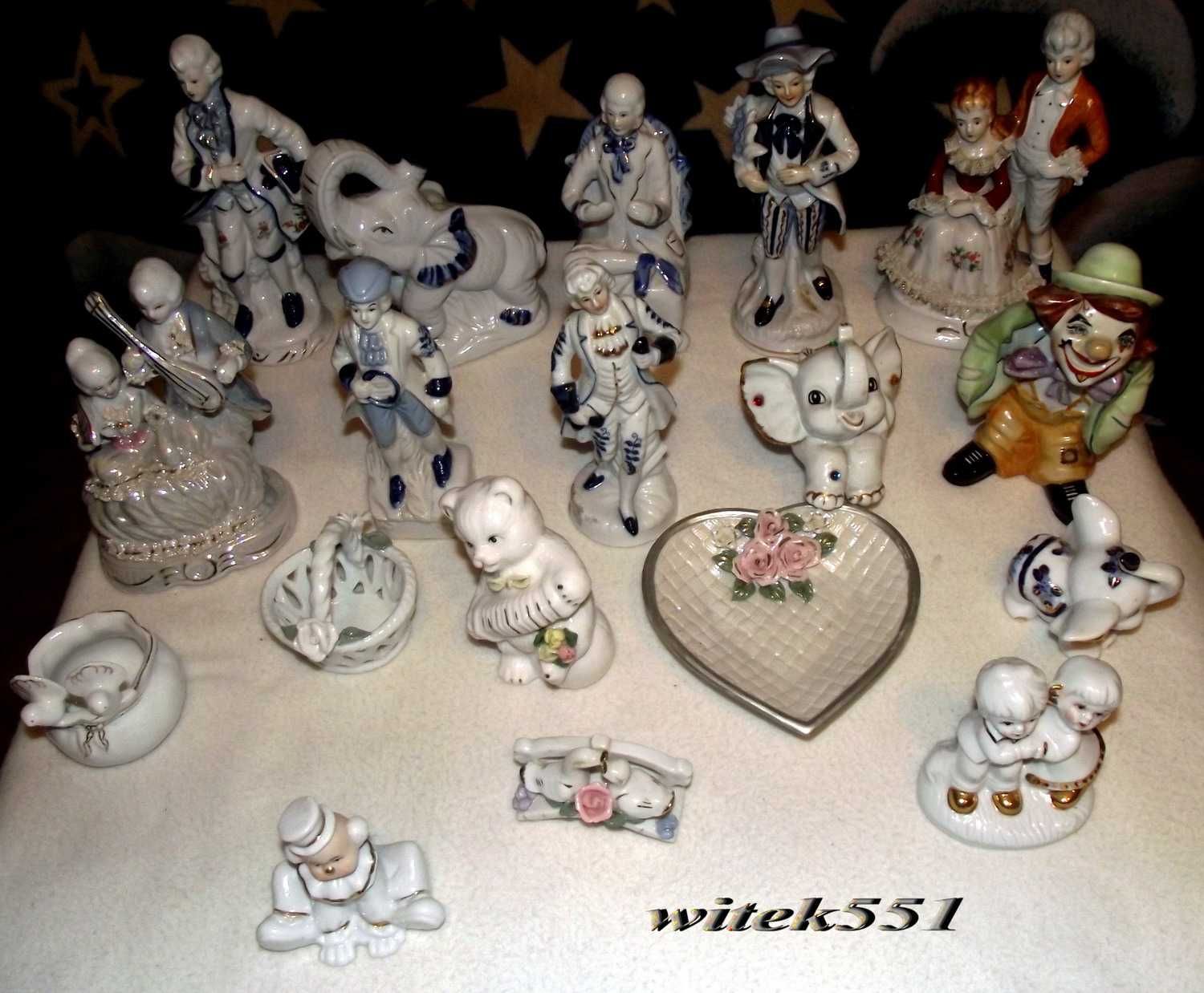 Piękny Porcelanowy Kolorowy ŻÓŁWIK - PORCELANA MATOWA.