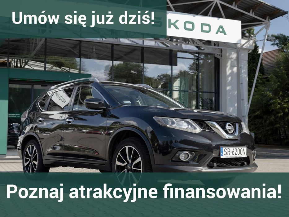 Nissan X-Trail Skóry, panorama, kamery 360, 4x4, 7 miejsc