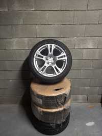 Opony Bridgestone Potenza 245/45R18 nieużywane na nowych alumach FORD