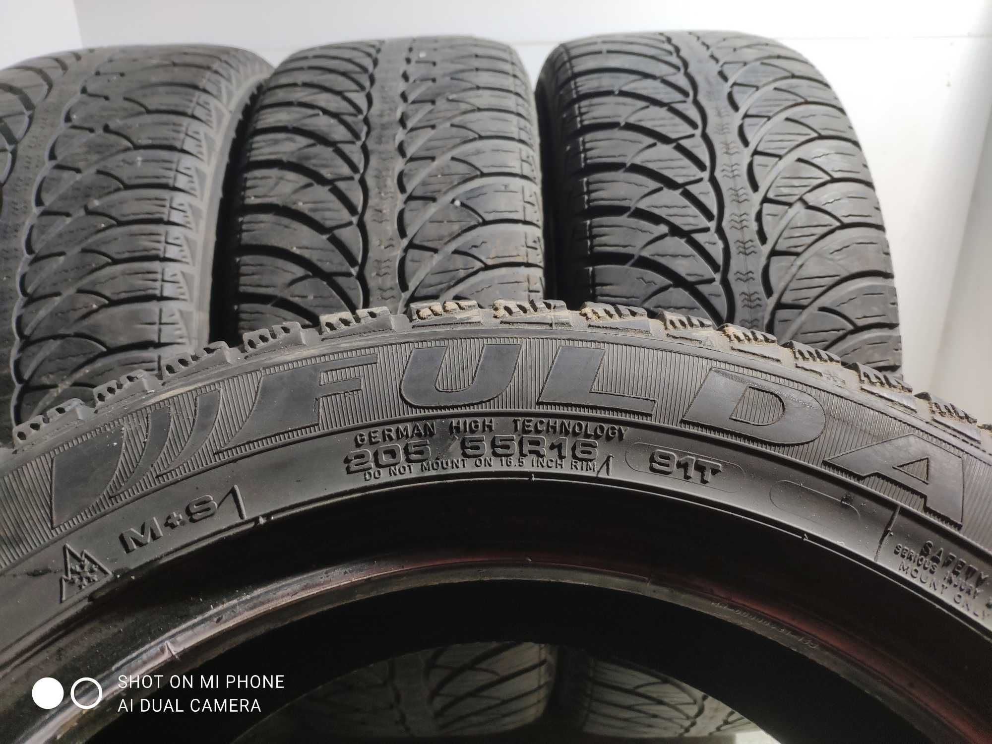 Opona Opony 205/55R16 FULDA 91T zimowe komplet 4szt Montero 3 zima