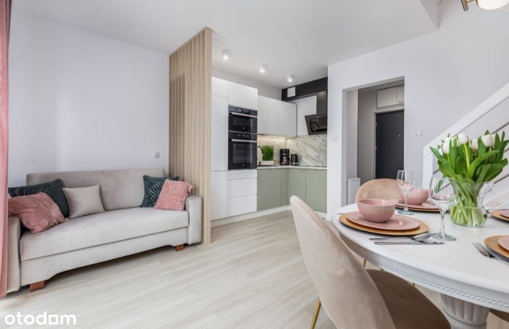 Mieszkanie dwupoziomowe 2 łazienki +taras +parking