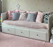 Poduchy do łóżka Hemnes Ikea 3 szt