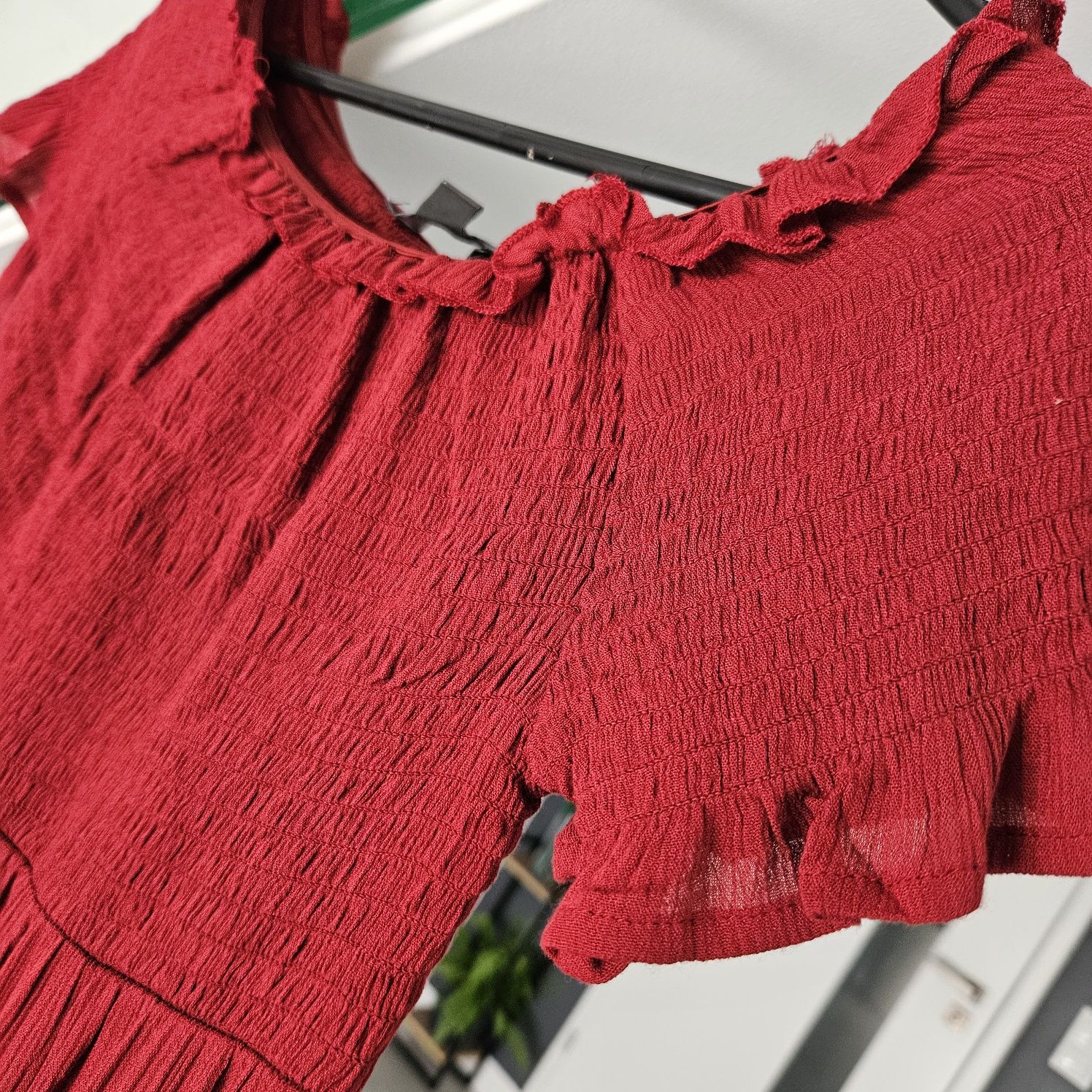 Sukienka midi NOWA z metką PRIMARK 38 M bordowa