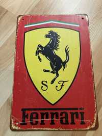 Tabliczka blaszana Ferrari