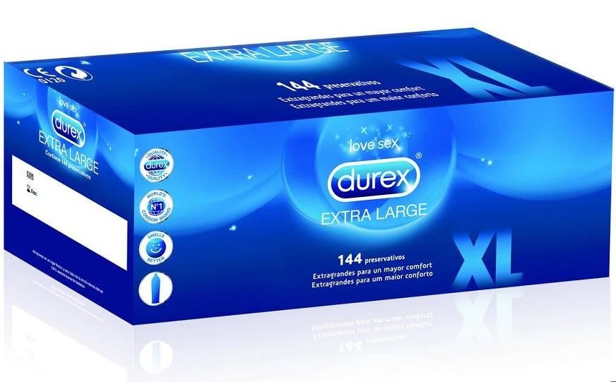 Preservativos Durex CAIXA com 144 unidades