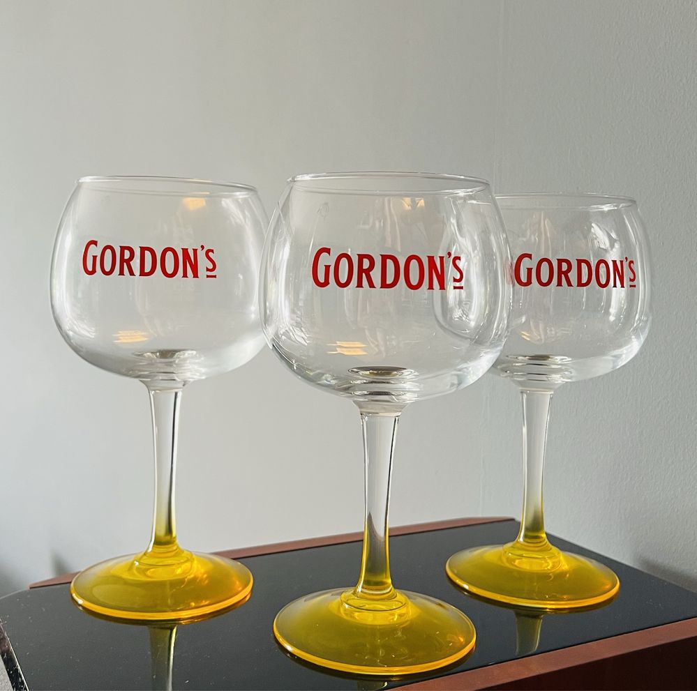 Zestaw 3 kieliszków Gordon’s 500ml szklanka kieliszek do alkoholu