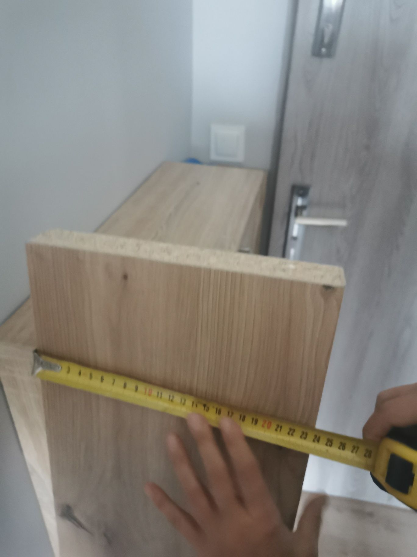 Parapet podokiennik wewnętrzny z płyty 3,8 meblowej blatu artisan gr