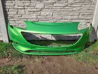 Zderzak przedni Opel Corsa E bardzo ładny 6PDC zielony