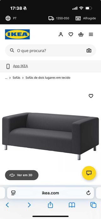 Sofá ikea oferta capa removível nova