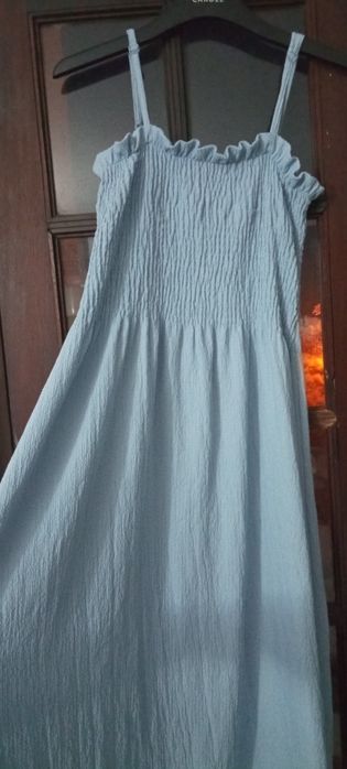 Vestido azul claro