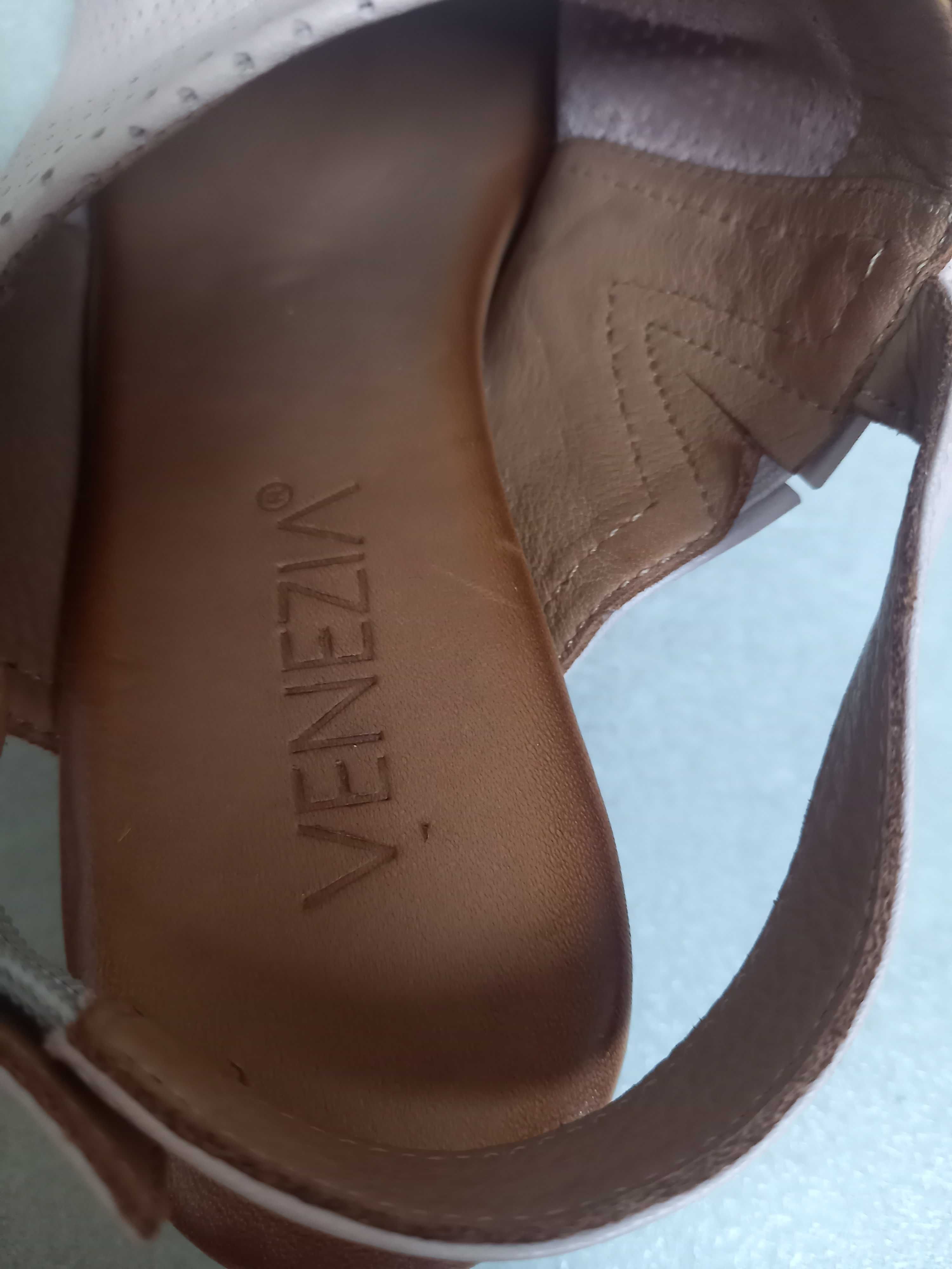 Sandały venezia skóra naturalna