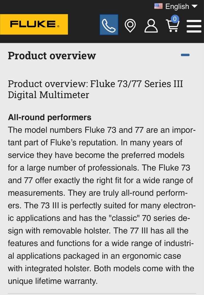 Fluke 77 III como novo