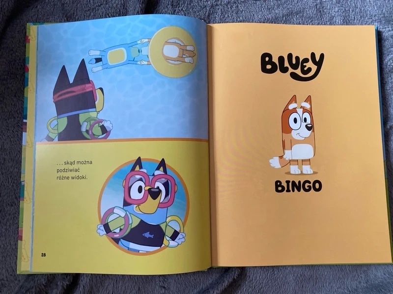 NOWA Książka Bluey Bajki 5 minut przed snem