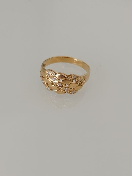 Anel em ouro de 19,2kt