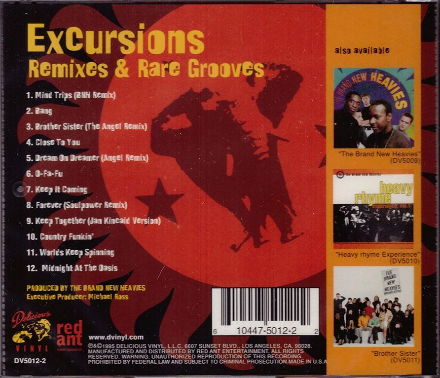 The Brand New Heavies - Excursions: Remixes & Rare Grooves - CD