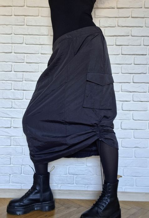 Spódnica Spadochronowa Bojówkowa Cargo Parachute Midi Skirt