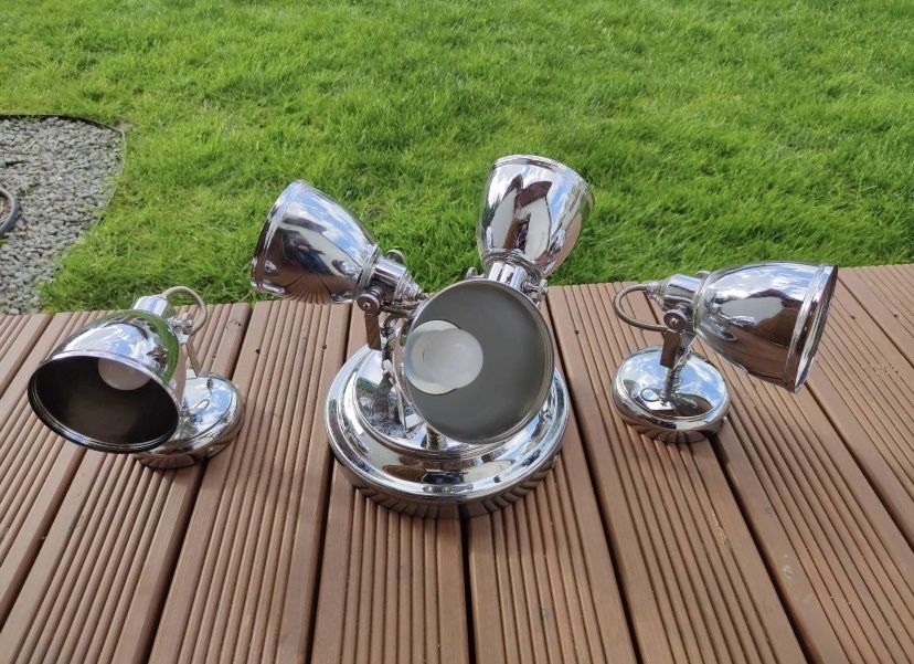 Zestaw lamp 2 kinkiety plus lampa