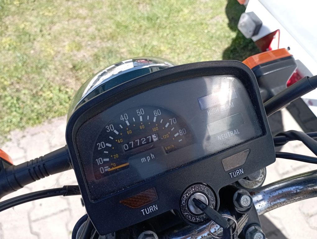 Yamaha SR 125 Zabytek Przebieg Tylko 7700 Oryginalny 1992r.