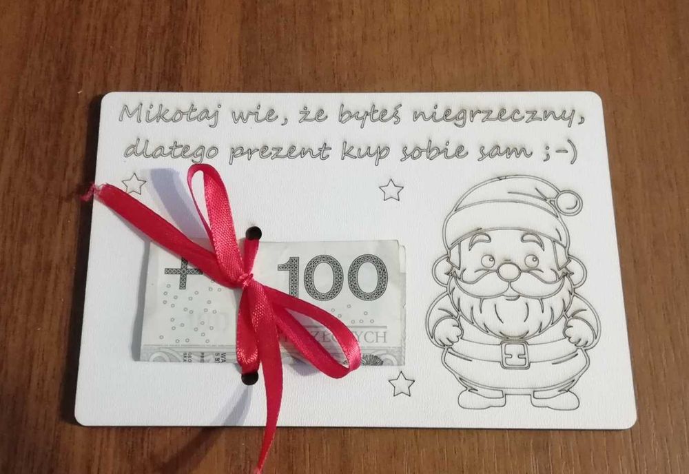 Świąteczny bon podarunkowy