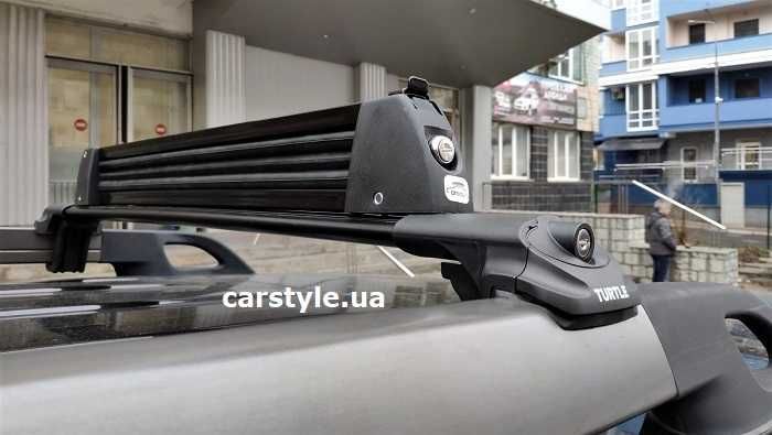 Багажник Turtle Турція невиступачий рейлінг на авто як Thule алюміній
