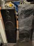2 pares de colunas Sony e Pioneer antigas