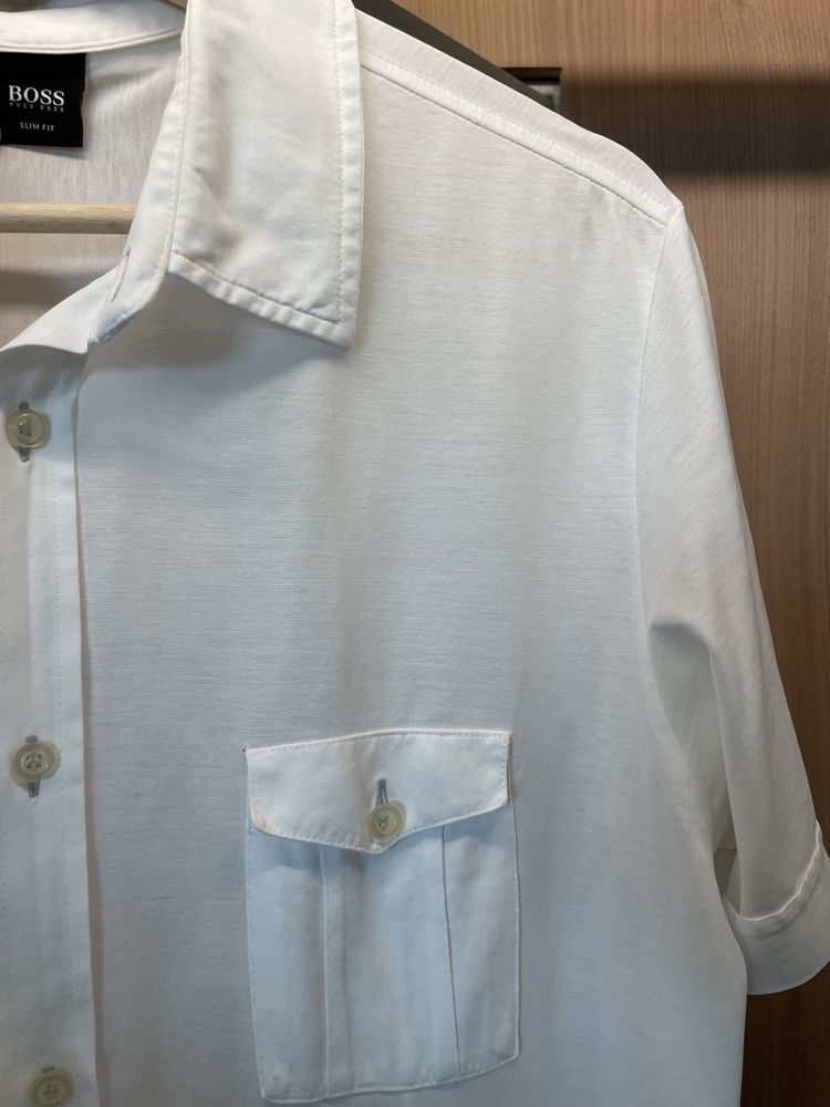 Camisa Branca Hugo Boss