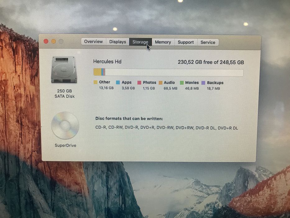 Imac 20” Intel Core 2 Duo OX El Capitan com Office