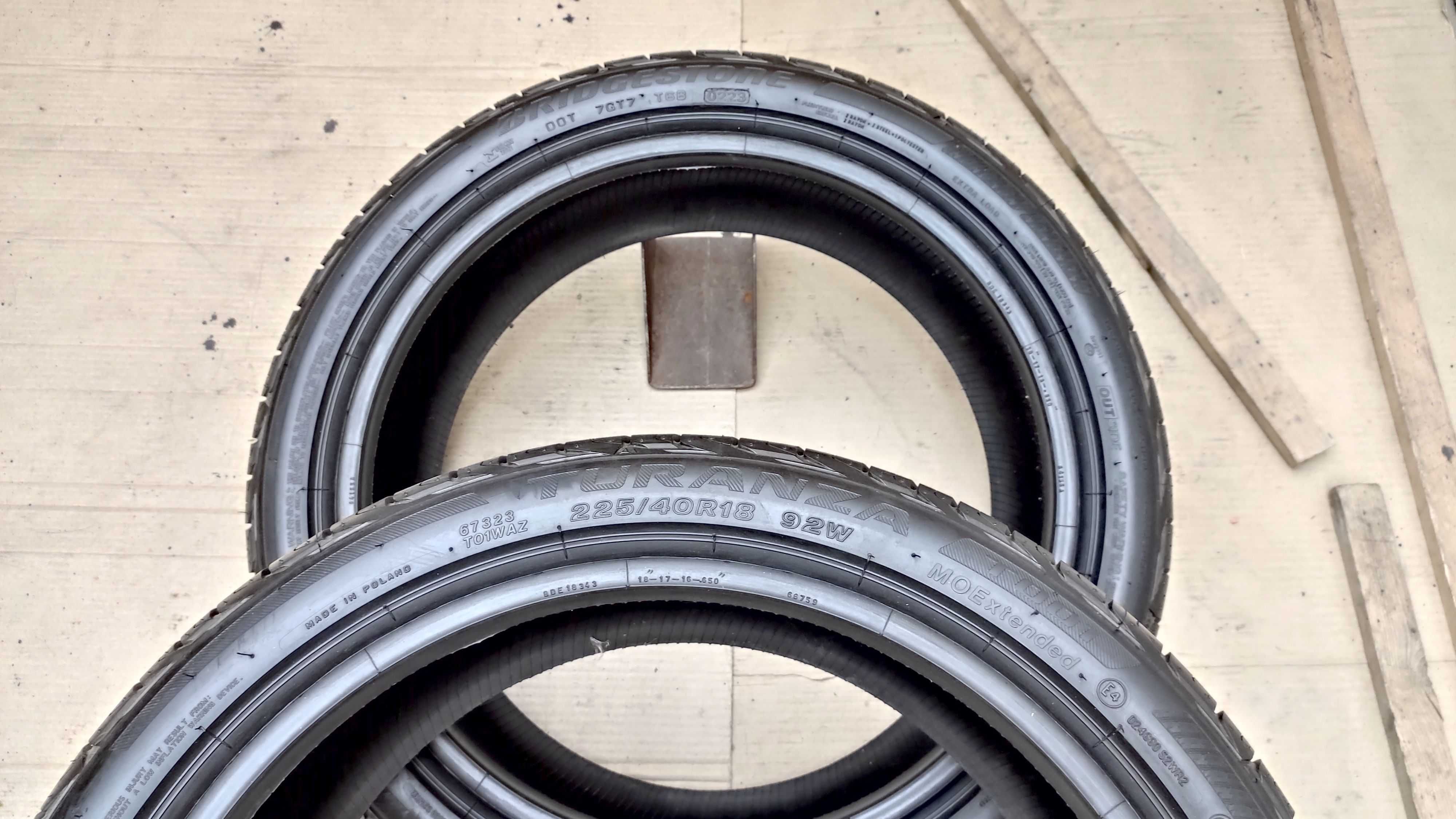 шини 225/40R18. Bridgestone. нові. Pirell