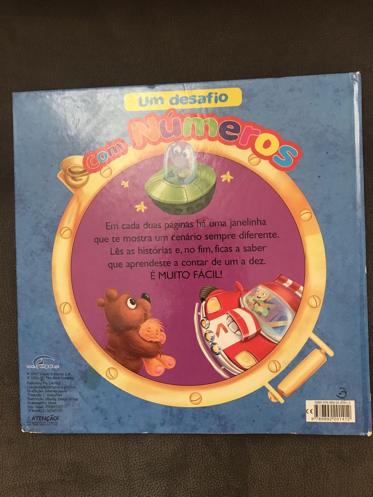 Livro Infantil Um desafio com Números