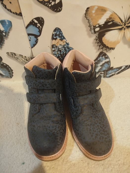 Trapery buty jesienne dziewczęce 34