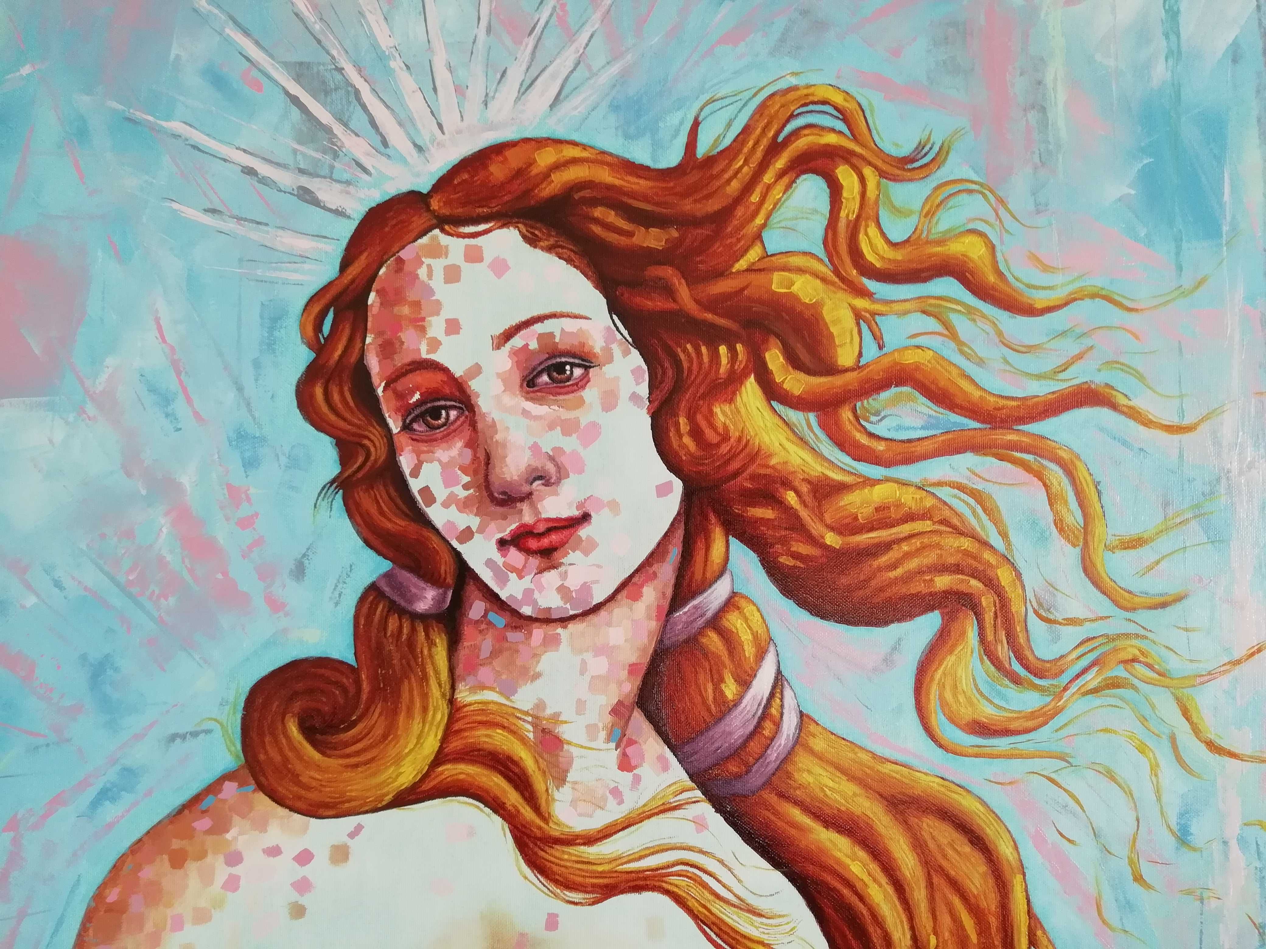 Quadro / Pintura a óleo sobre tela "Vénus"