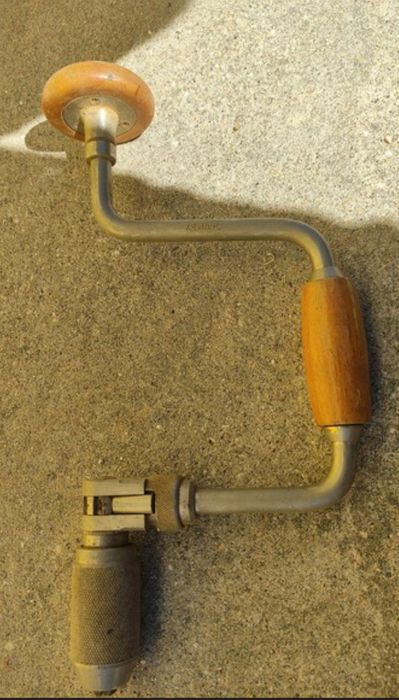 Arco de Pua / Bracelete de Broca / Furador Manual Vintage Stanley