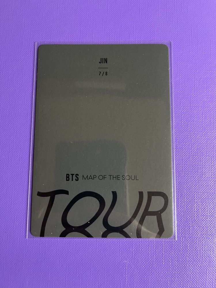 Jin photocard map of the soul 7/8