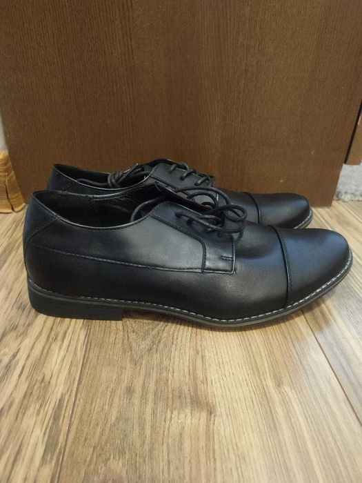Buty męskie wizytowe - Lanetti - rozmiar 44