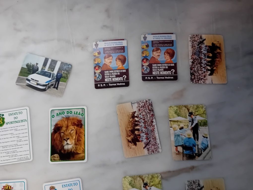 Conjunto de 15 Calendários de Bolso Antigos Diversos