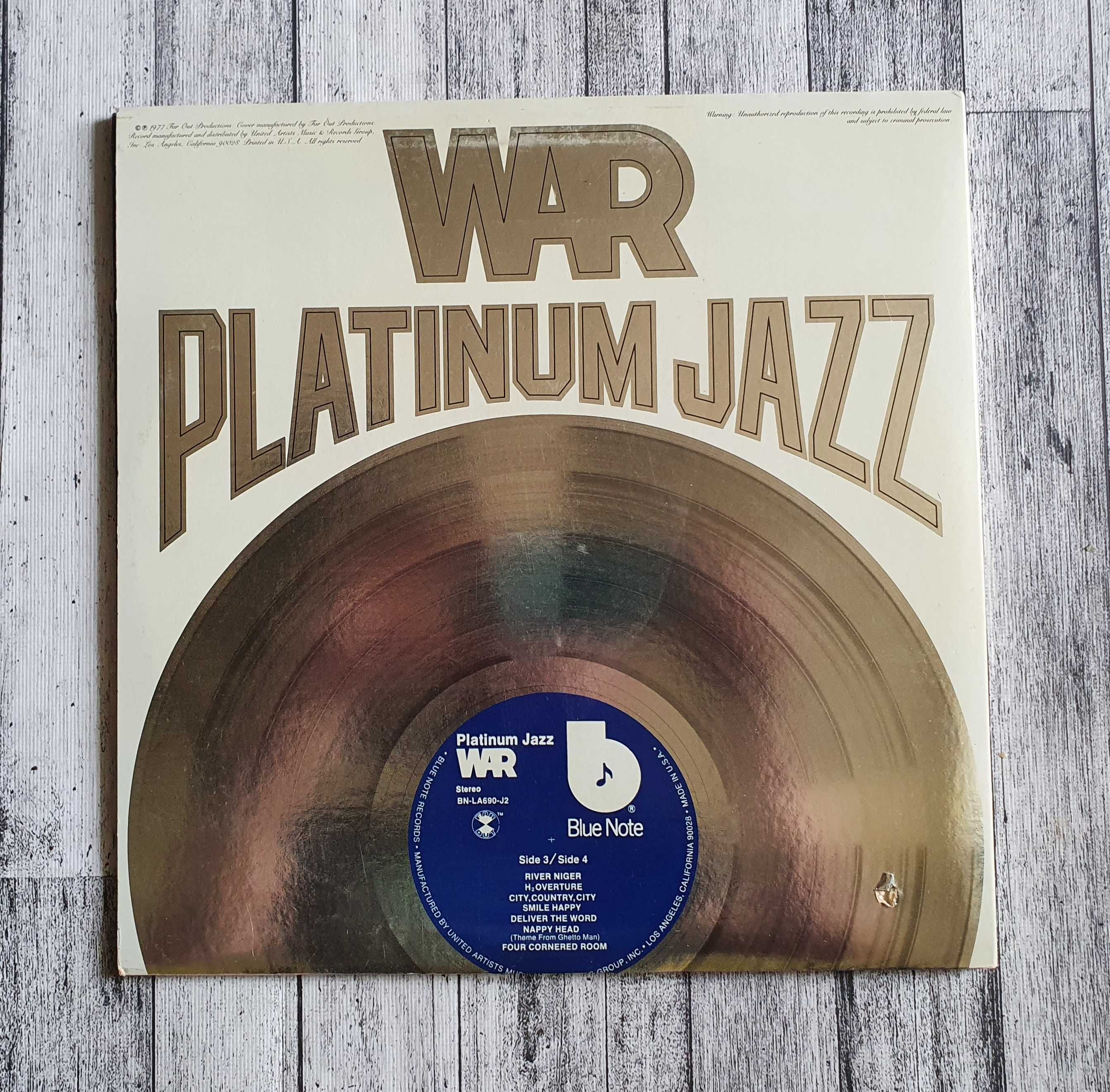 War Platinum Jazz 2 LP 12