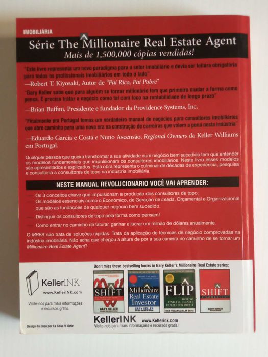 Livro "The Millionaire Real Estate Agent", de Gary Keller