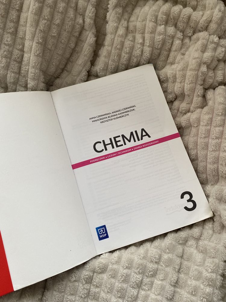 Chemia 3 wsip zakres rozszerzony podręcznik do chemii