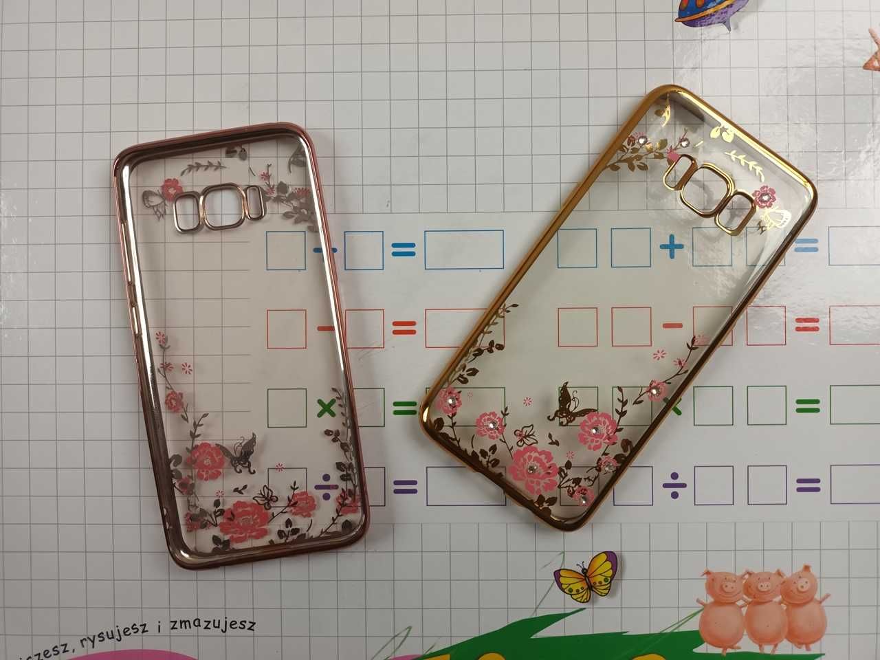 Etui Case Flowers do Samsung Galaxy S8 G950F + Szkło