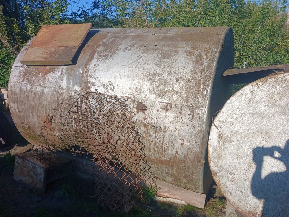 Бочка 10 кубів металева