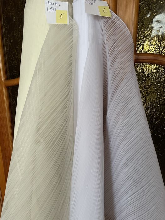 Ткань органза. Плиссе