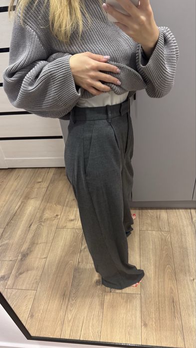брюки сірі zara