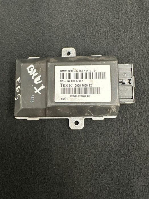 Original BMW 7 E65 coluna de direção coluna de volante Módulo de controlo (x2 em stock)