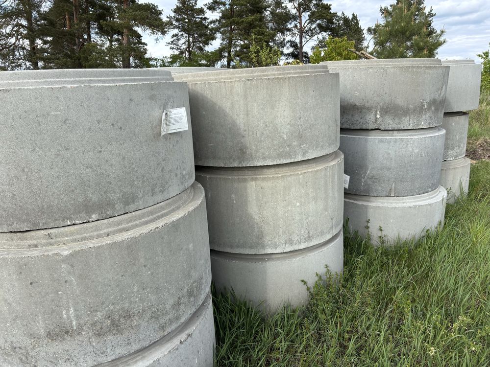 Krąg fi 1000 z dnem dennica betonowy studziennny