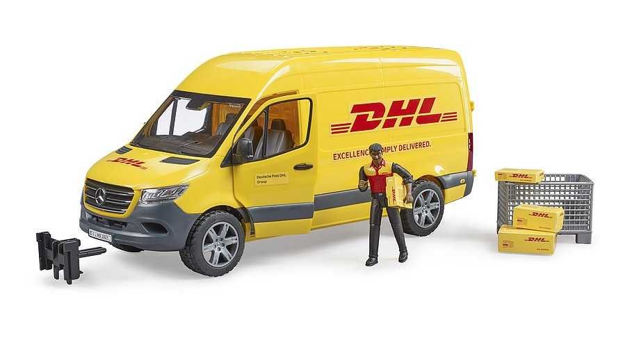 Фургон Bruder  Mercedes Sprinter DHL з водієм та аксесуарами (02671)