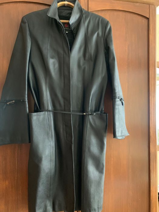 Кардиган шкіряний жіночий