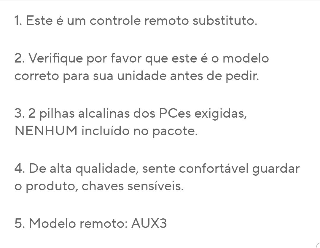 Telecomandos AR CONDICIONADO