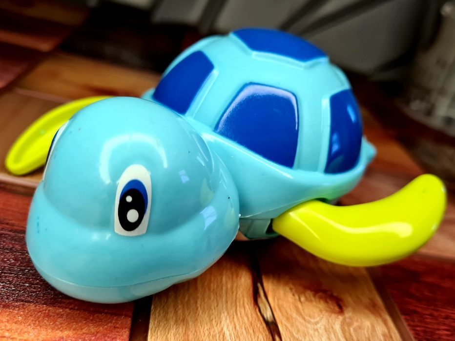 Nowa super zabawka do kąpieli nakręcany Żółwik niebieski
